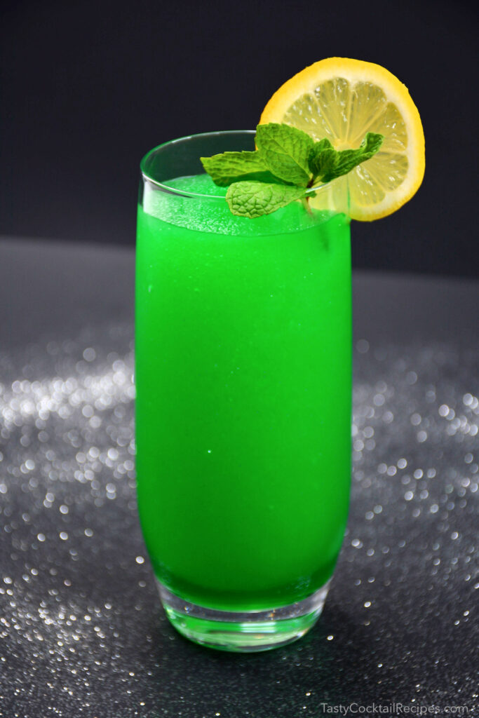 Completed Frozen Midori Sour