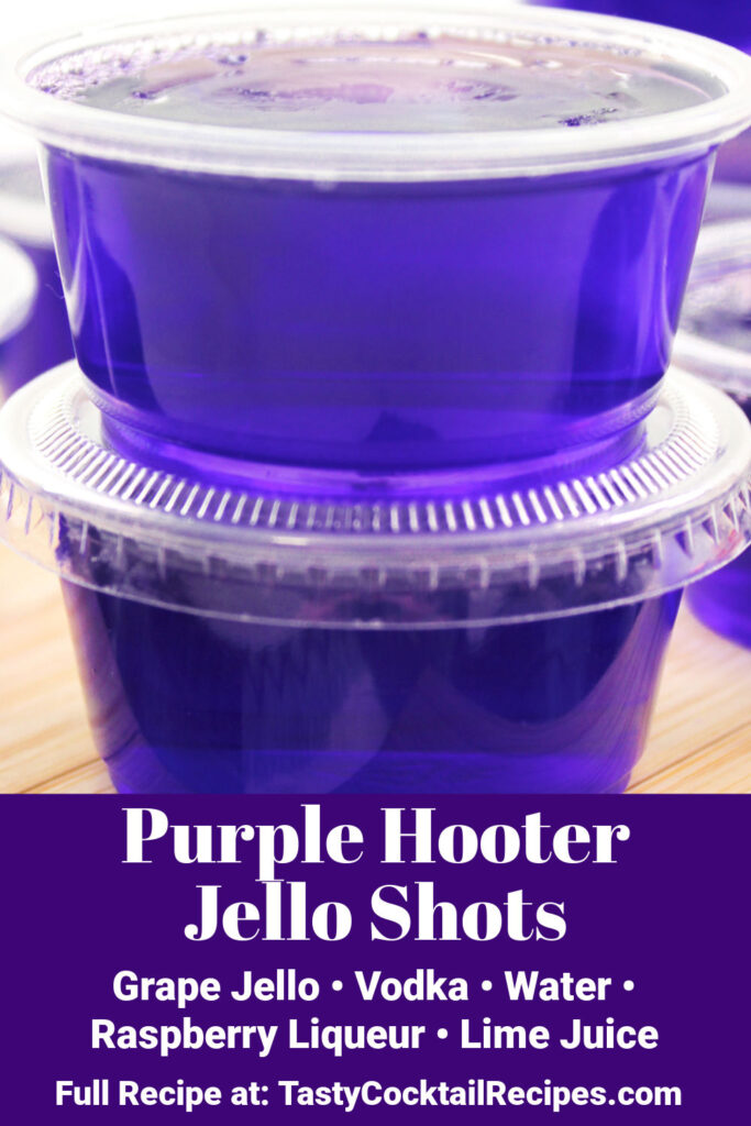 Purple Hooter Jello Shot Pinterest Image