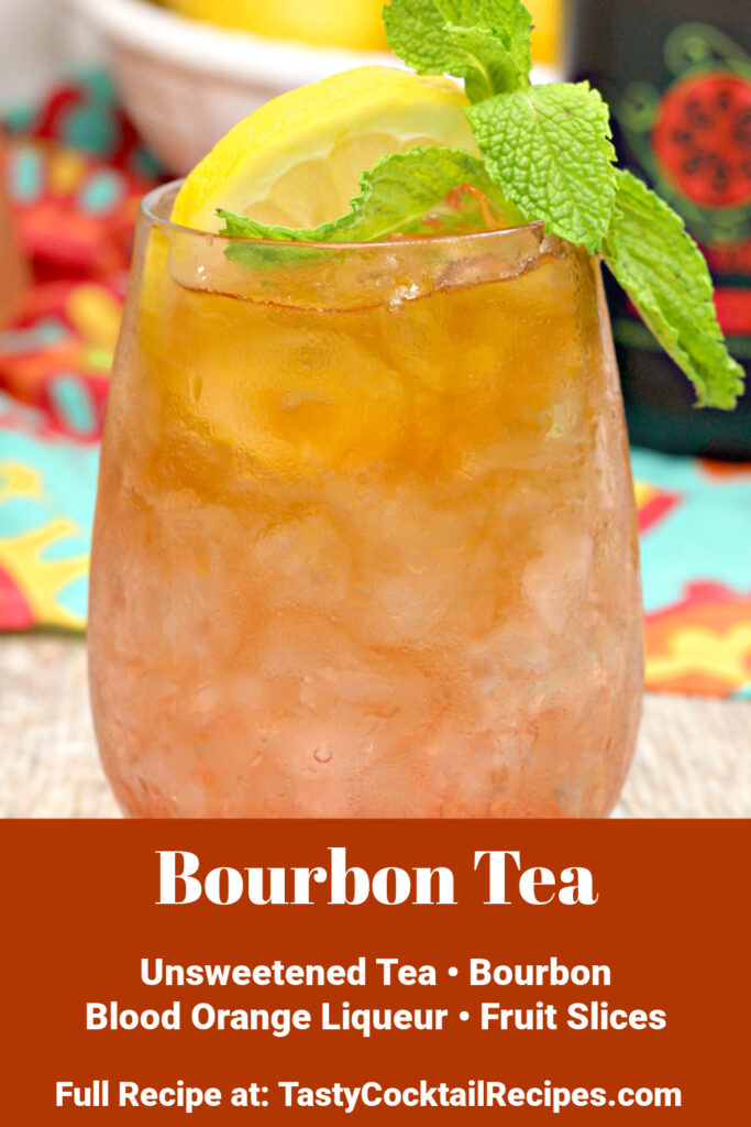 Bourbon Sweet Tea Cocktail Pinterest Image